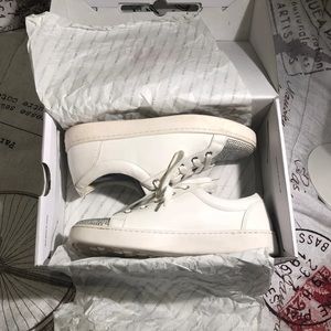 Aldo Breriria white party sneakers